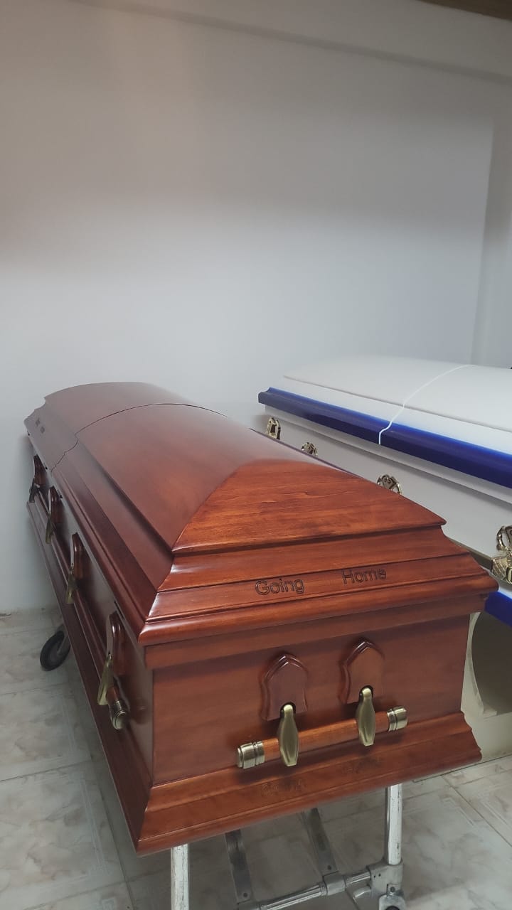 Imported Wood casket package